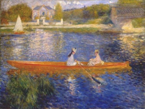 Pierre Auguste Renoir Banks of the Seine at Asnieres I
